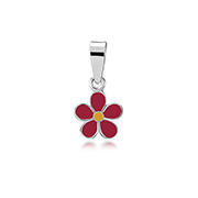 P-1642 - 925 Sterling silver pendant with enamel color.