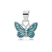 P-1721 - 925 Sterling silver pendant with enamel color.