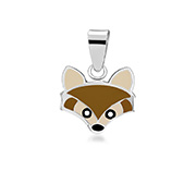 P-1825 - 925 Sterling silver pendant with enamel color.