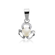 P-1828/1 - 925 Sterling silver pendant with fresh water pearl.