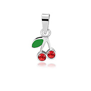 P-1961 - 925 Sterling silver pendant with enamel color.