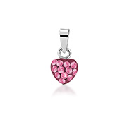 P-2116 - 925 Sterling silver pendant with enamel color.