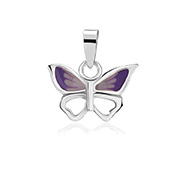 P-2140/2 - 925 Sterling silver pendant with enamel color.