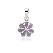 P-2266 - 925 Sterling silver pendant with enamel color.