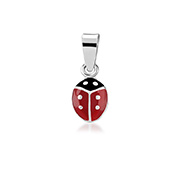 P-296 - 925 Sterling silver pendant with enamel color.