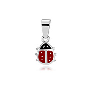P-657 - 925 Sterling silver pendant with enamel color.