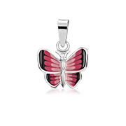 P-916 - 925 Sterling silver pendant with enamel color.