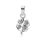 PZ-460 - 925 Sterling silver pendant with cubic zircon.