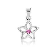 PZ-469 - 925 Sterling silver pendant with cubic zircon.