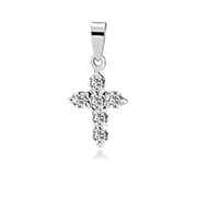 PZ-542 - 925 Sterling silver pendant with cubic zircon.