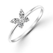 RI-1127 - 925 Sterling silver ring with cubic zircon.