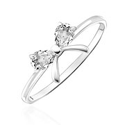 RI-1129 - 925 Sterling silver ring with cubic zircon.