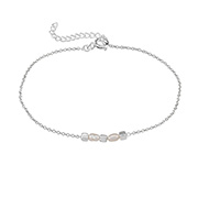 BL-2241 - 925 Sterling silver bracelet with fresh water pearl.