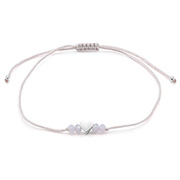 BL-8033 - Cord bracelet with 925 Sterling silver.