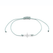 BL-8308 - Cord bracelet with 925 Sterling silver.