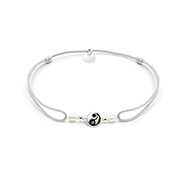 BL-8312 - Cord bracelet with 925 Sterling silver.