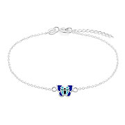 BL-875 - 925 Sterling silver with enamel color.