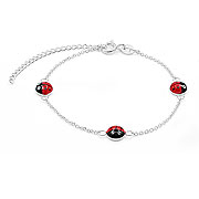 BL-883 - 925 Sterling silver with enamel color.