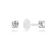 BS-002 - 925 Sterling silver tragus.