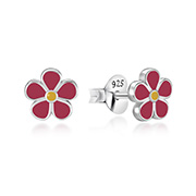 E-12703 - 925 Sterling silver stud with Enamel color.
