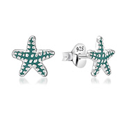 E-13050 - 925 Sterling silver stud with Enamel color.