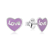 E-13111 - 925 Sterling silver stud with Enamel color.
