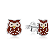 E-13179 - 925 Sterling silver stud with Enamel color.