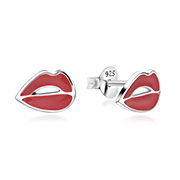 E-13621 - 925 Sterling silver stud with Enamel color.