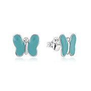 E-14035 - 925 Sterling silver stud with Enamel color.