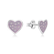 E-14453 - 925 Sterling silver stud with Enamel color.