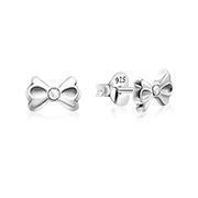 E-14602 - 925 Sterling silver stud with crystals.