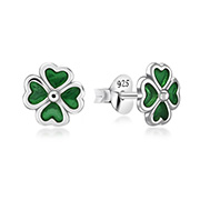E-14619 - 925 Sterling silver stud with Enamel color.
