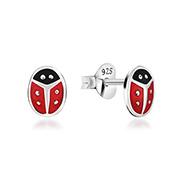 E-14809 - 925 Sterling silver stud with Enamel color.