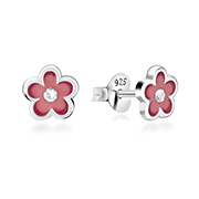 E-14822 - 925 Sterling silver stud with Enamel color.