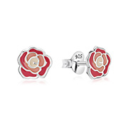 E-15065 - 925 Sterling silver stud with Enamel color.