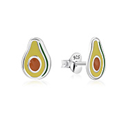 E-15434 - 925 Sterling silver stud with Enamel color.