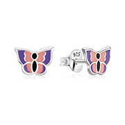 E-15470 - 925 Sterling silver stud with Enamel color.