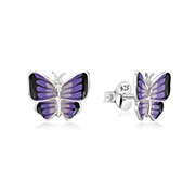 E-15522 - 925 Sterling silver stud with Enamel color.