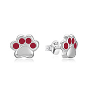 E-15525 - 925 Sterling silver stud with Enamel color.