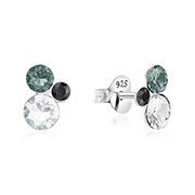 E-15567/5 - 925 Sterling silver stud with crystals.