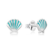 E-15712 - 925 Sterling silver stud with Enamel color.
