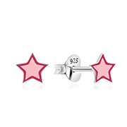E-15870 - 925 Sterling silver stud with Enamel color.