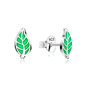 E-16103 - 925 Sterling silver stud with Enamel color.