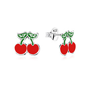 E-16120 - 925 Sterling silver stud with Enamel color.