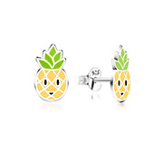 E-16121 - 925 Sterling silver stud with Enamel color.