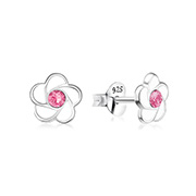 E-16123 - 925 Sterling silver stud with Enamel color.