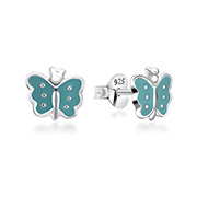 E-3315 - 925 Sterling silver stud with Enamel color.