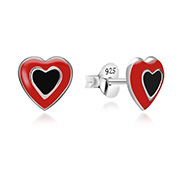 E-6614 - 925 Sterling silver stud with Enamel color.