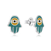 E-8503 - 925 Sterling silver stud with Enamel color.