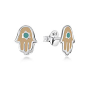 E-8504 - 925 Sterling silver stud with Enamel color.